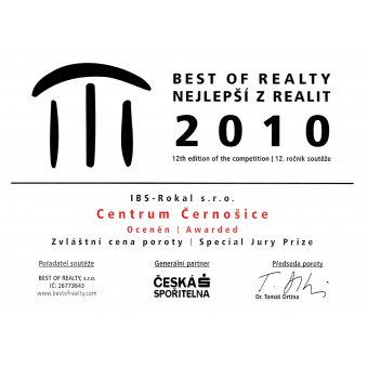 Best of Realty 2010 Centrum Černošice